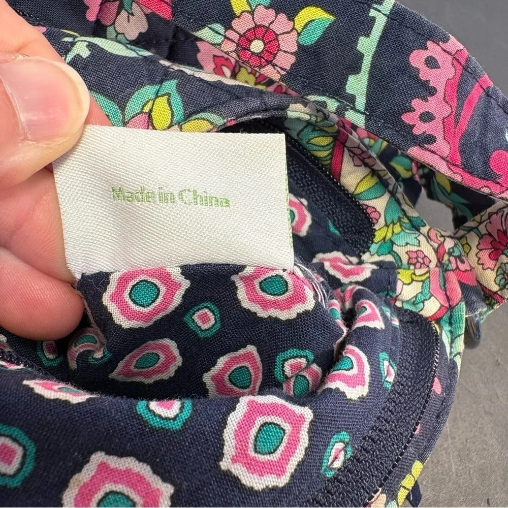 Vera Bradley Floral Paisley Quilted Crossbody Purse Bag